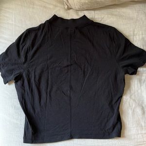 Lululemon Mock Neck Crop Top